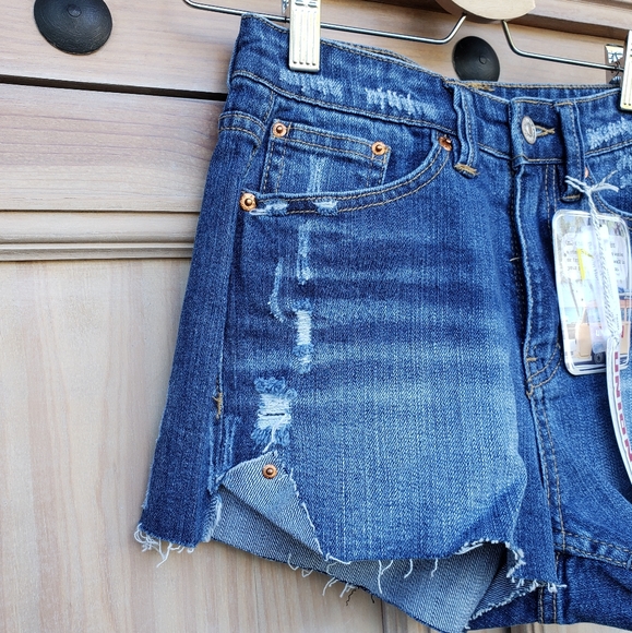 Unionbay Denim High Waisted Shorts sz 1 - Picture 4 of 6